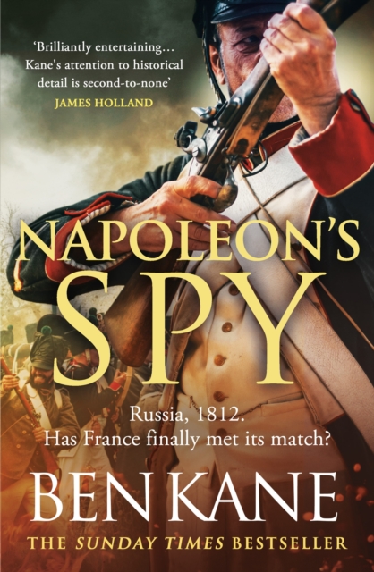 Napoleon's Spy. A soldier covers the front cover, holding a gun