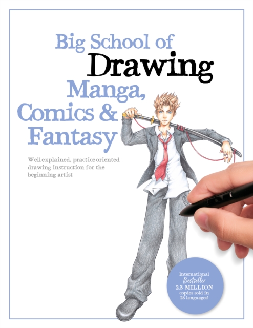 Big school of drawing manga, comics and fantasy book cover