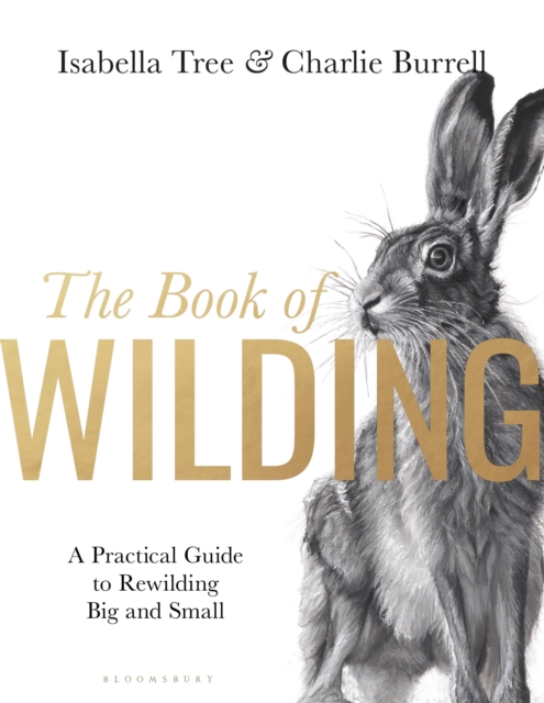 The Book of Wilding. Rabbit/hare sits proudly on the right side of the cover