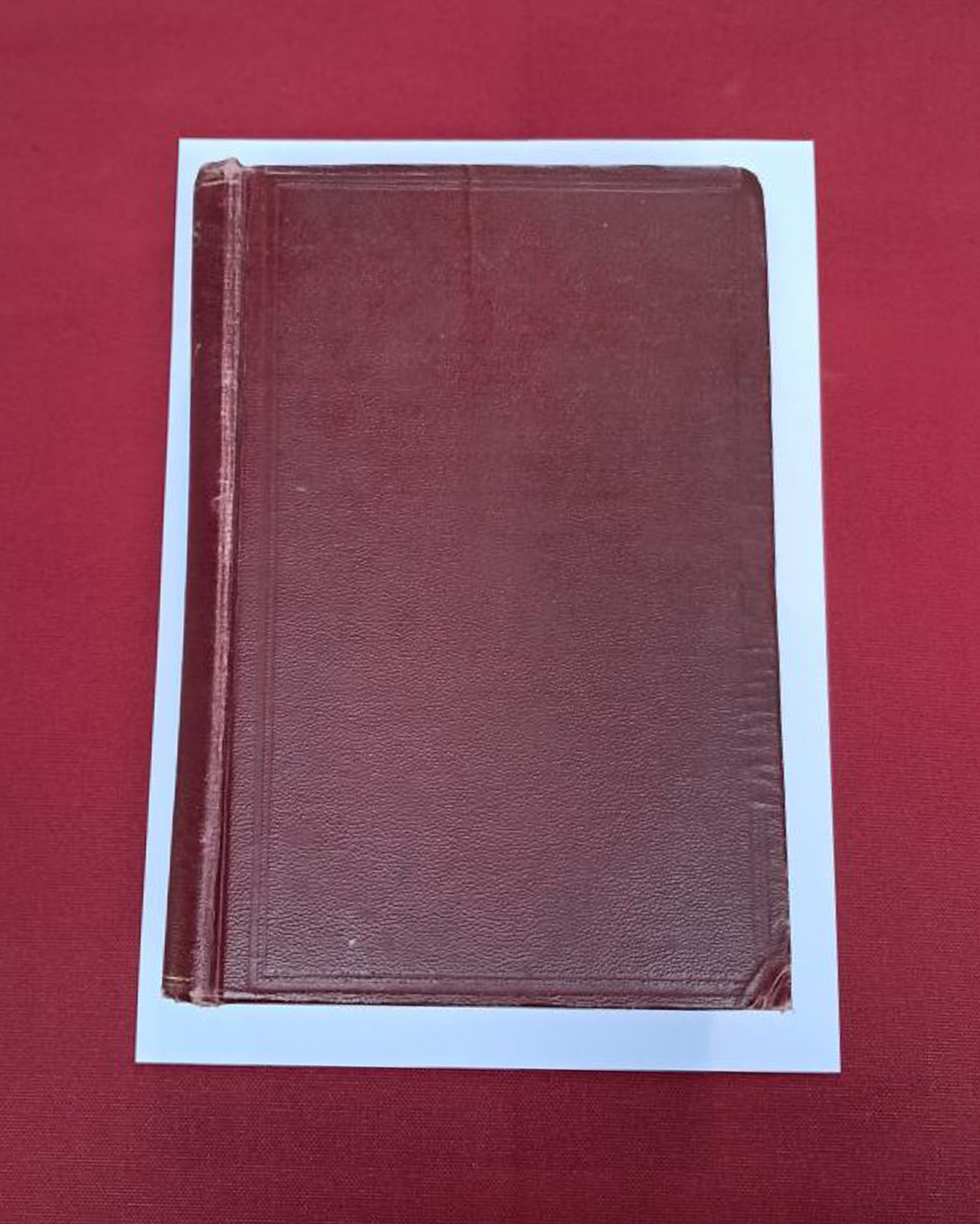 Buchanan's manual of anatomy. Dark red plain cover